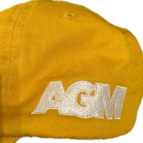 FAHRENHEIT HEADWEAR AGM monogram golden yellow ball cap hat - Picture 2 of 16